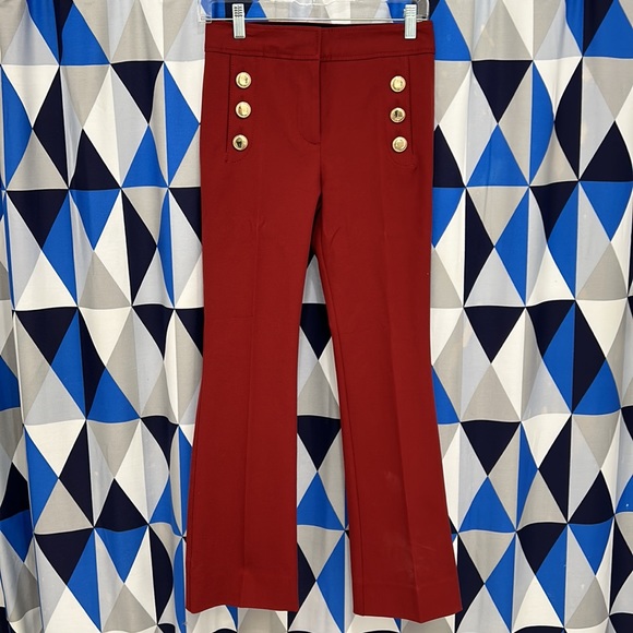 NWT Derek Lam Women's Robyn Flared Cropped Pants - Picture 4 of 8